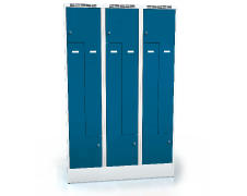 Cloakroom locker Z-shaped doors ALDOP 1920 x 1200 x 500